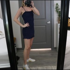 Calie Smocked Tie Dress from revolve